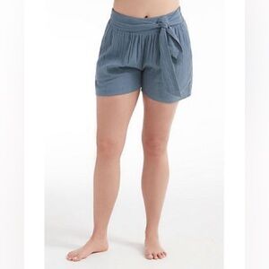 Hermoza NWT Connie Bottom‎ Swimsuit Coverup Cotton Blue Size Small